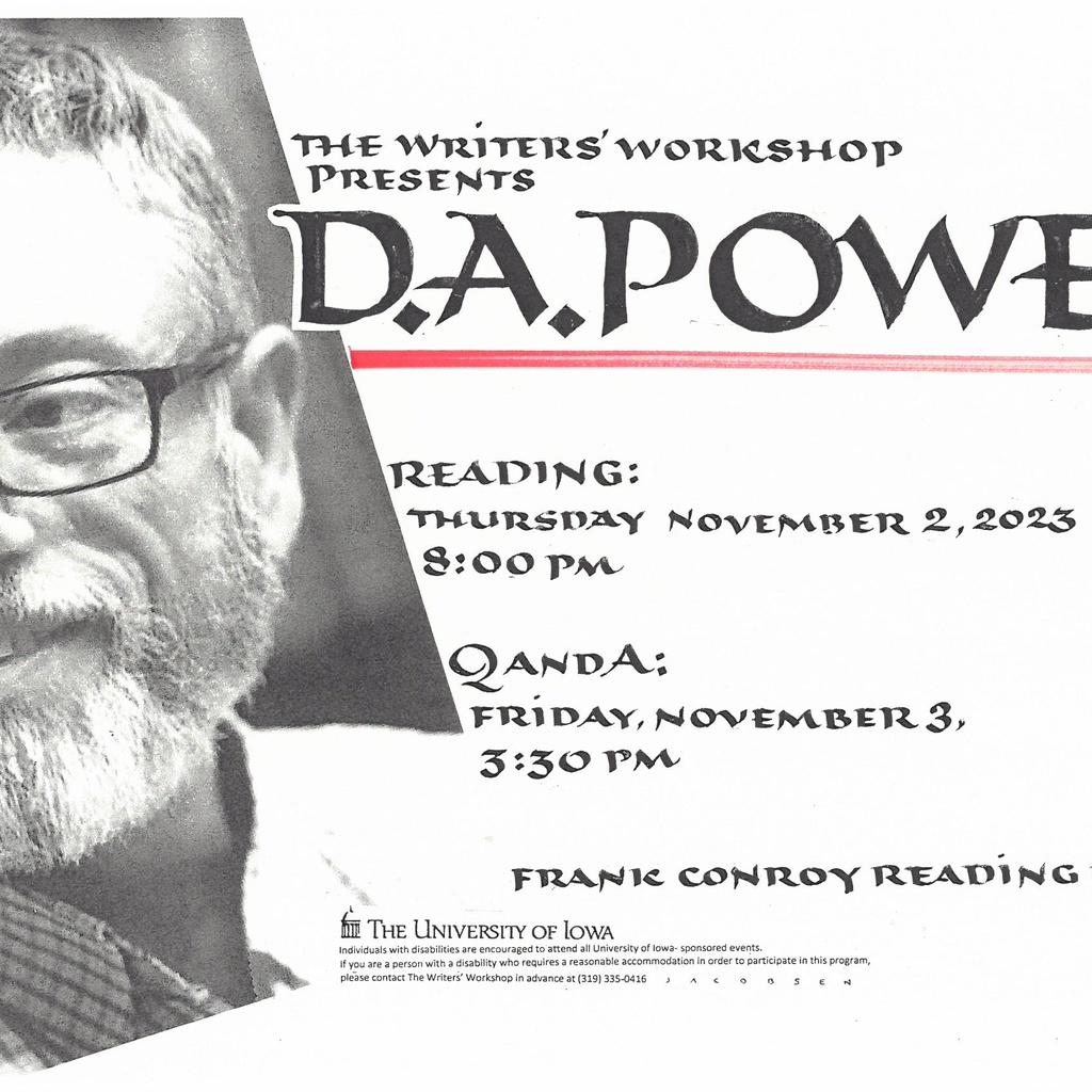 D.A. Powell Reading promotional image