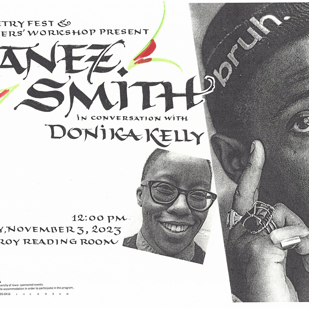 Danez Smith Q&A, in conversation with Donika Kelly promotional image