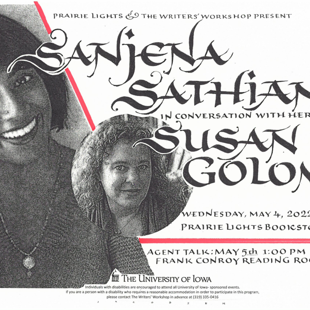 Live from Prairie Lights | Sanjena Sathian in conversation with Susan Golomb  promotional image