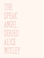 The Speak Angel Series, by Alice Notley