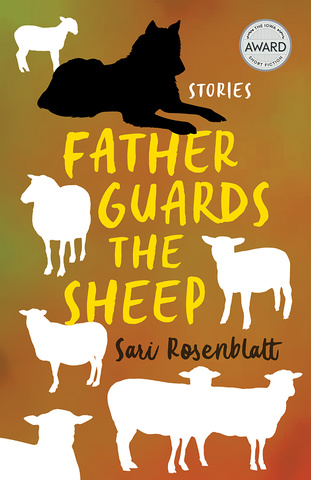 book cover: silhouettes of white sheep with a single black one