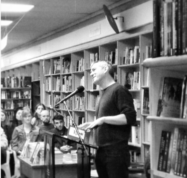 Mark Levine reading at Prairie Lights Bookstore