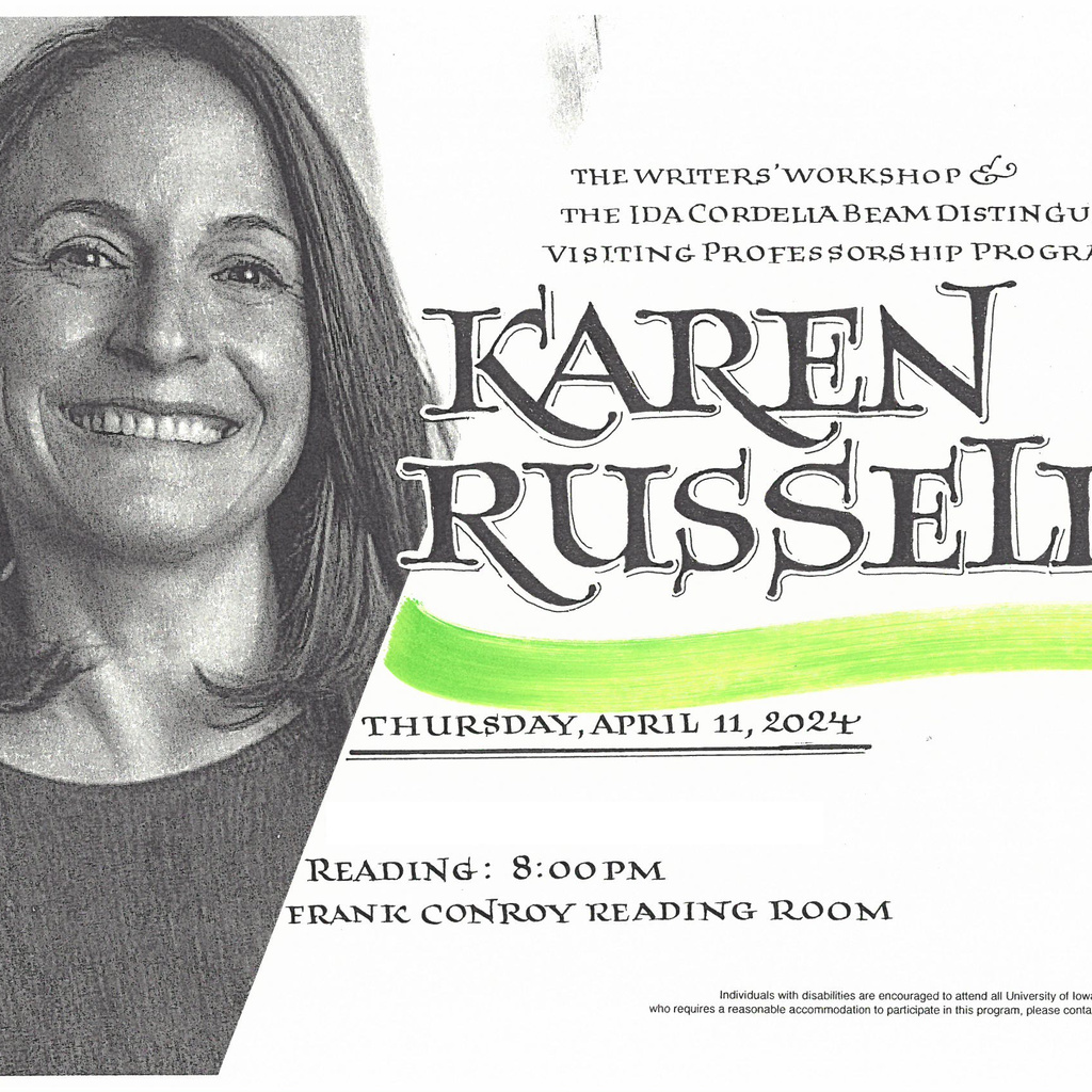 A Reading with Ida Beam Visiting Lecturer, Karen Russell promotional image