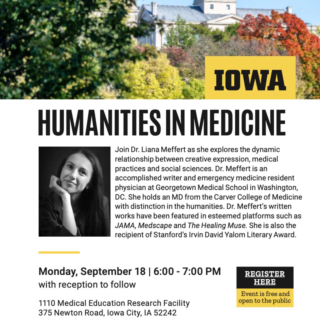 Humanities in Medicine: Dr. Liana Meffert promotional image