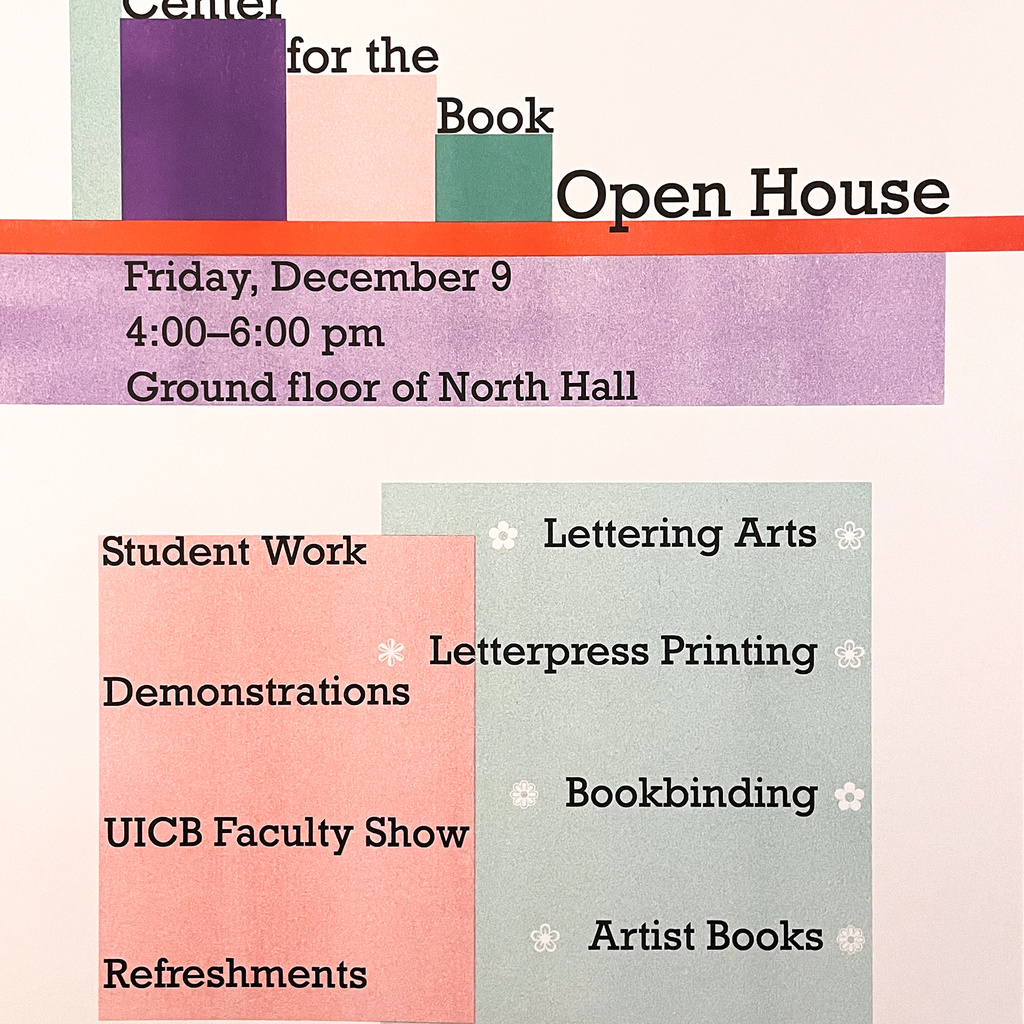 Center for the Book Open House promotional image