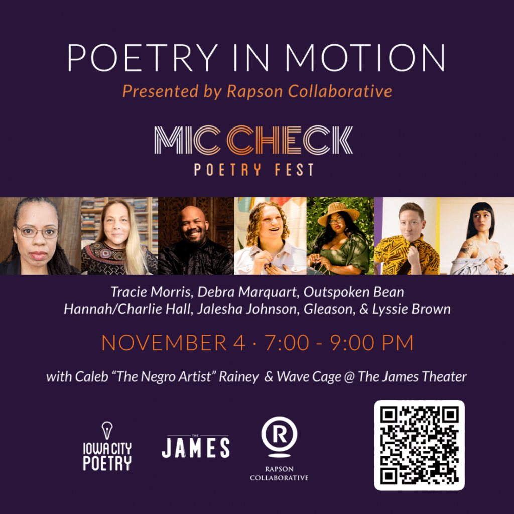 Mic Check Poetry Fest: Poetry in Motion promotional image