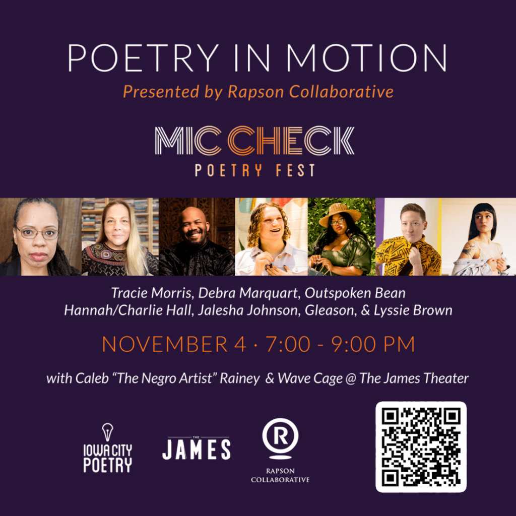Mic Check Poetry Fest: Poetry in Motion promotional image