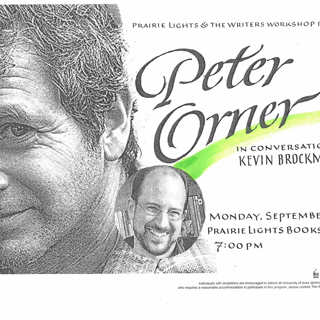 Live from Prairie Lights | Peter Orner in conversation with Kevin Brockmeier - 'The Gossip Columnist's Daughter' promotional image