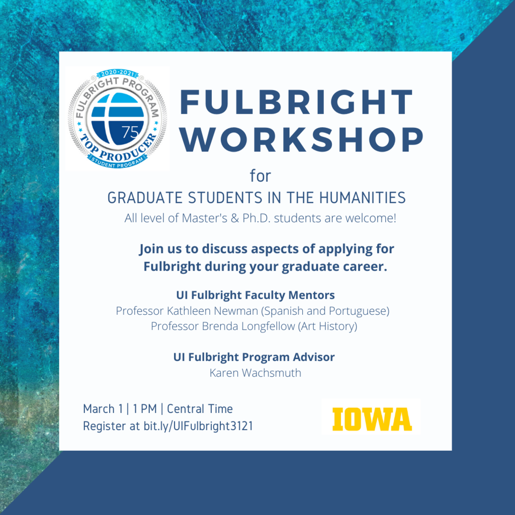 Fulbright Workshop for Graduate Students in the Humanities promotional image