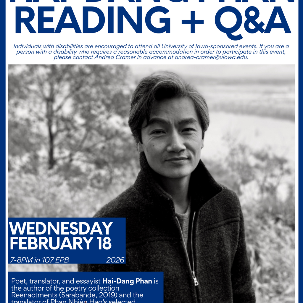 Views presents: Hai-Dang Phan Reading and Q&A promotional image