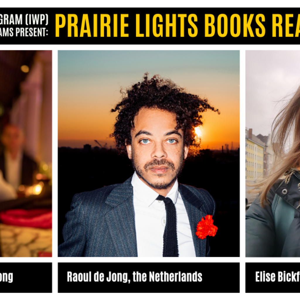 International Writing Program (IWP) Sunday Reading Series | Tammy Lai-Ming Ho, Raoul de Jong, & Elise Bickford promotional image