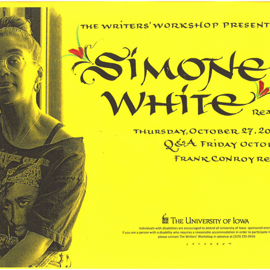 Simone White Reading promotional image