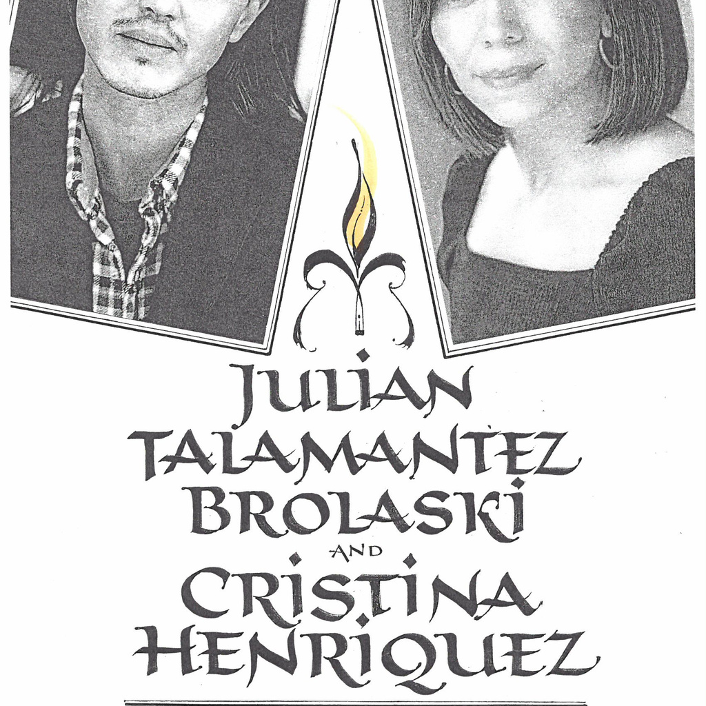 Julian Talamantez Brolaski & Cristina Henríquez: Reading promotional image