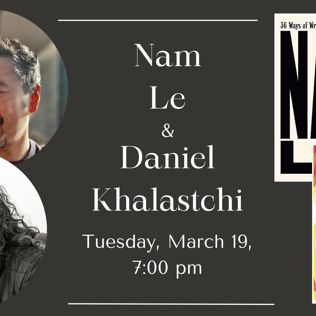Live from Prairie Lights | Nam Le & Daniel Khalastchi promotional image