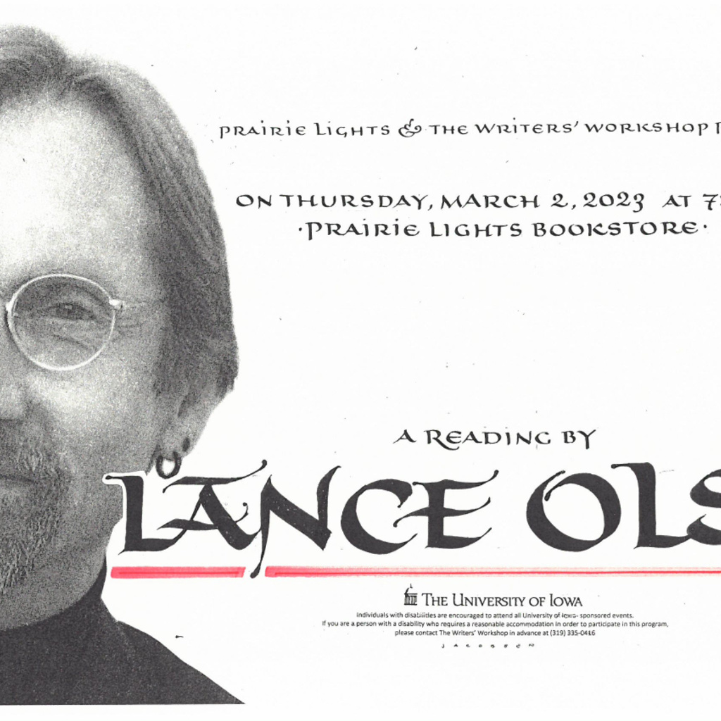 Live from Prairie Lights | Lance Olsen promotional image